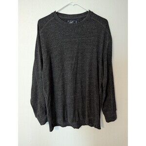 Grayers Spencer Thermal Crew Long Sleeve Tee Shirt Charcoal Grey Men's XL